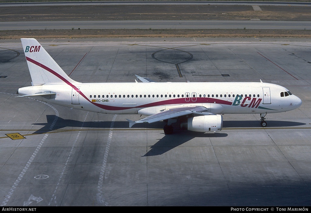 Aircraft Photo of EC-GNB | Airbus A320-231 | BCM Airlines | AirHistory.net #92444