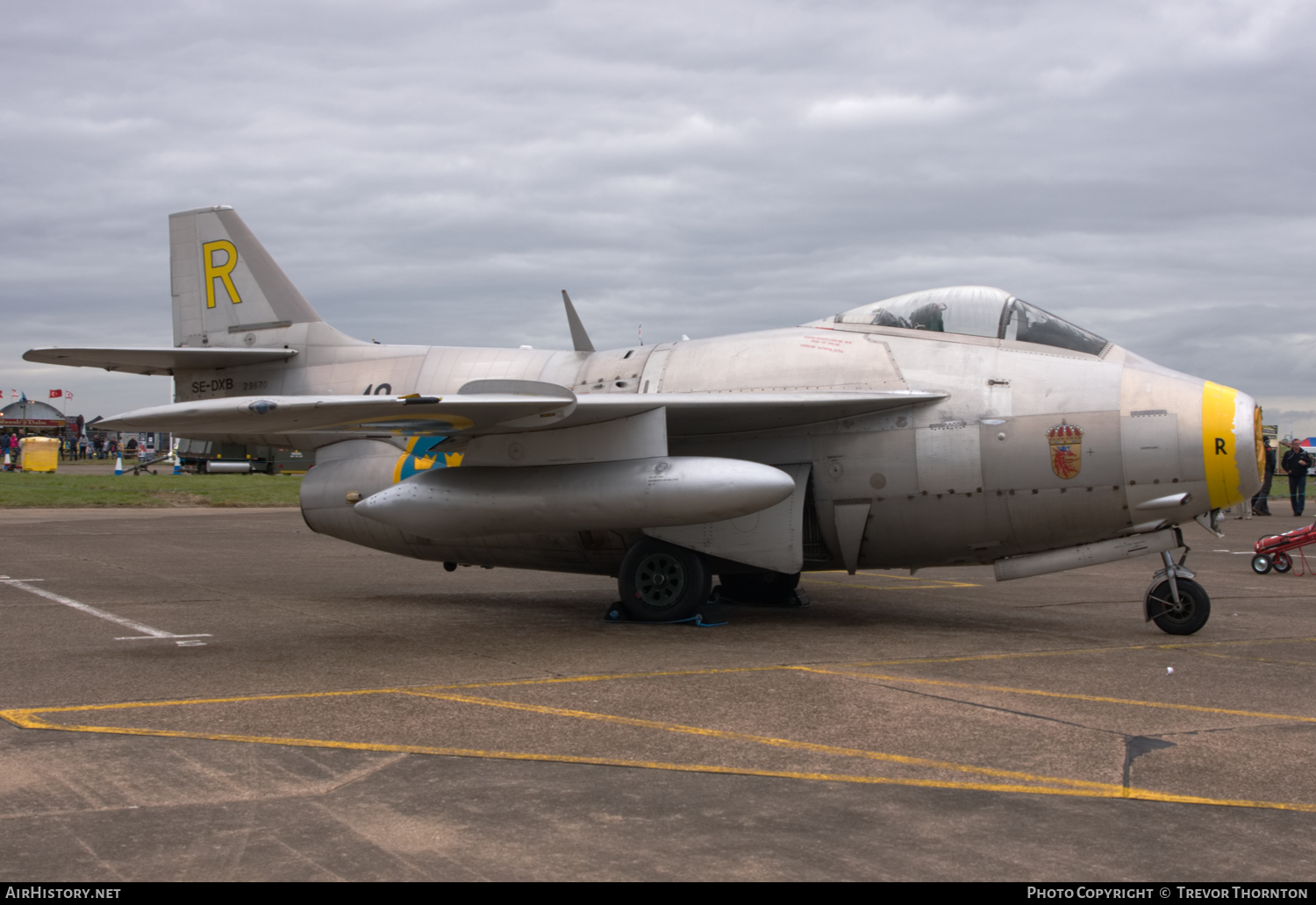 Aircraft Photo of SE-DXB / 29670 | Saab J29F Tunnan | Sweden - Air Force | AirHistory.net #92449