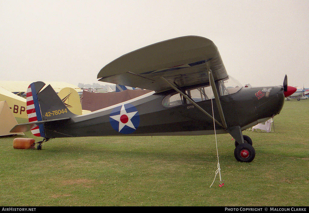 Aircraft Photo of G-BRXL / 42-78044 | Aeronca 11AC Chief | USA - Army | AirHistory.net #92468