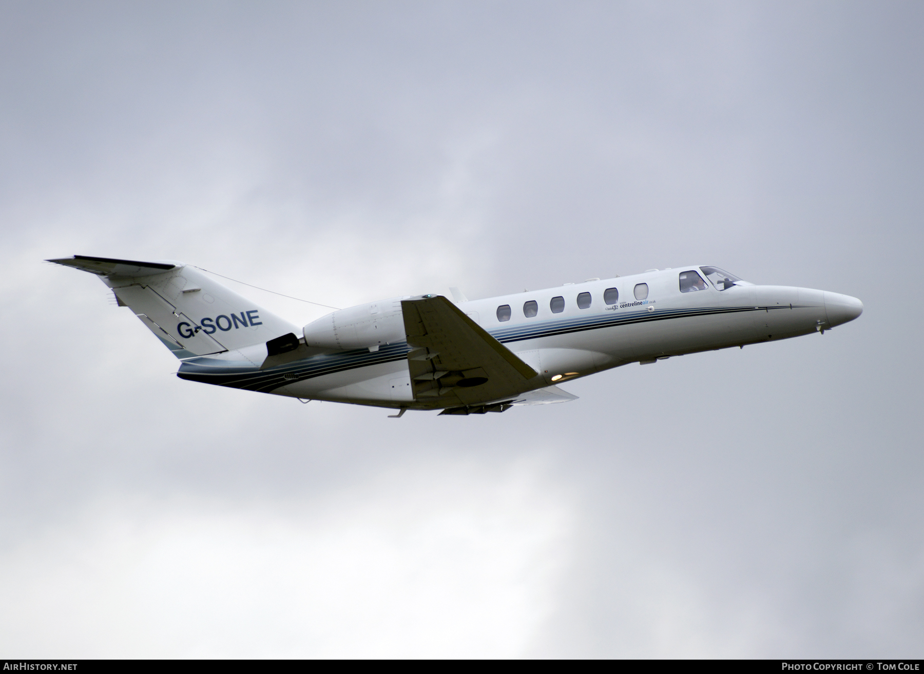 Aircraft Photo of G-SONE | Cessna 525A CitationJet CJ2 | Centreline Air | AirHistory.net #92475