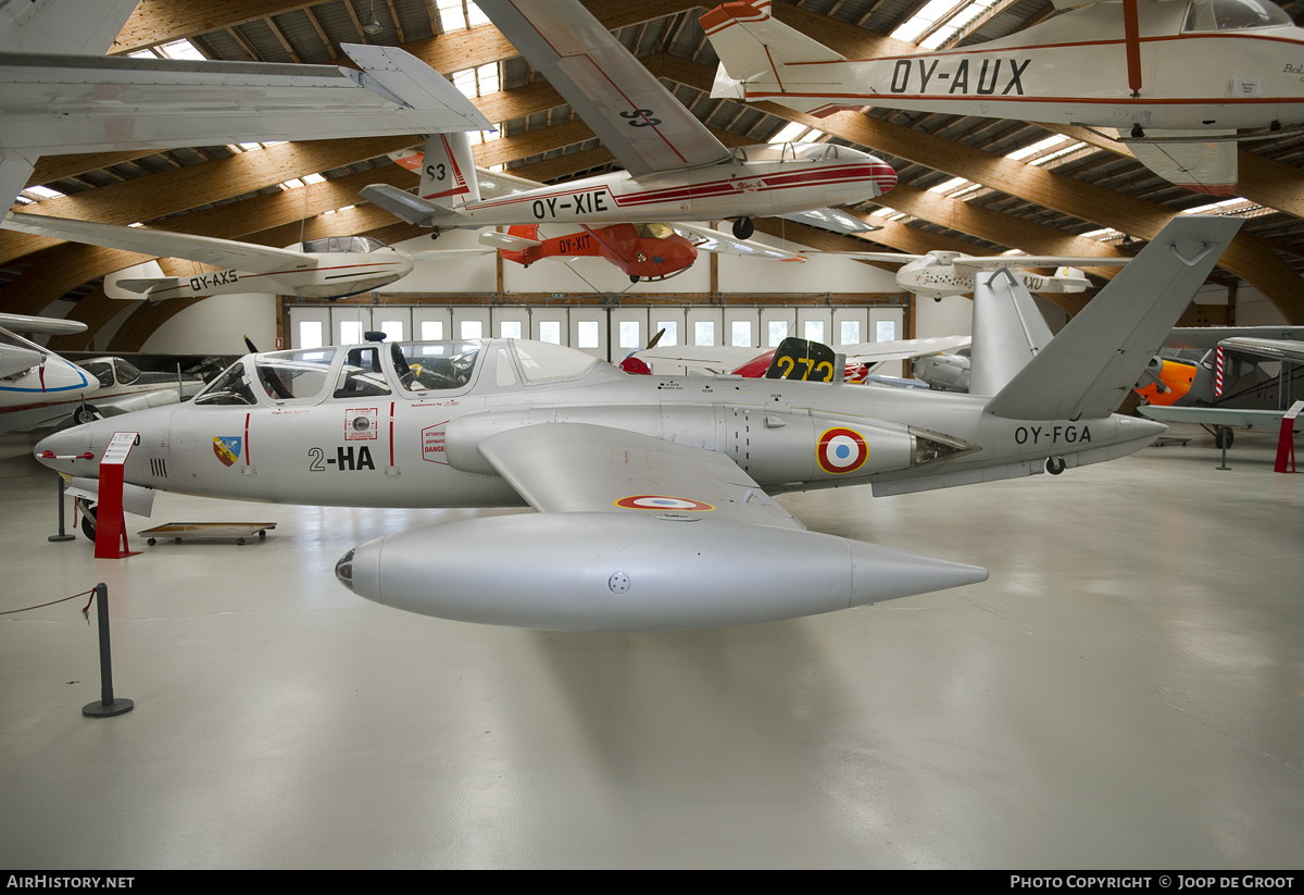 Aircraft Photo of OY-FGA / 230 | Fouga CM-170R Magister | France - Air Force | AirHistory.net #92495