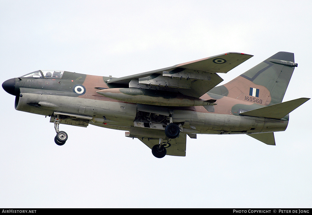 Aircraft Photo of 160560 | Vought A-7E Corsair II | Greece - Air Force | AirHistory.net #92535