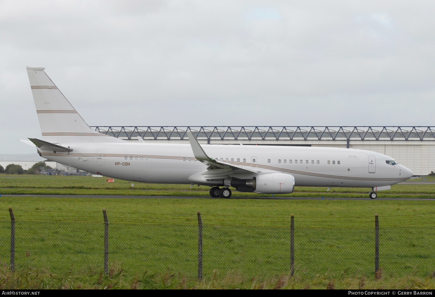 Aircraft Photo of VP-COH | Boeing 737-8DR BBJ2 | PrivatAir | AirHistory.net #92553