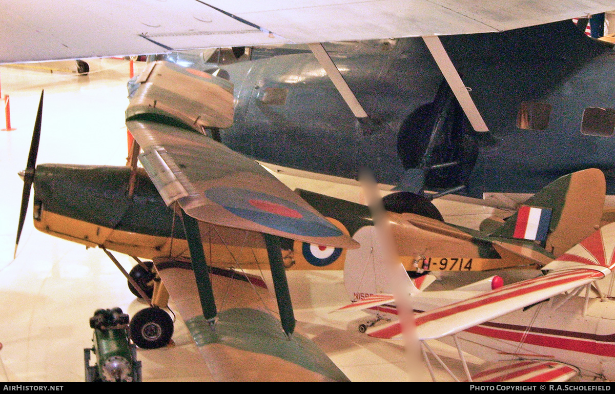 Aircraft Photo of N9714 / N-9714 | De Havilland D.H. 82A Tiger Moth II | UK - Air Force | AirHistory.net #92554