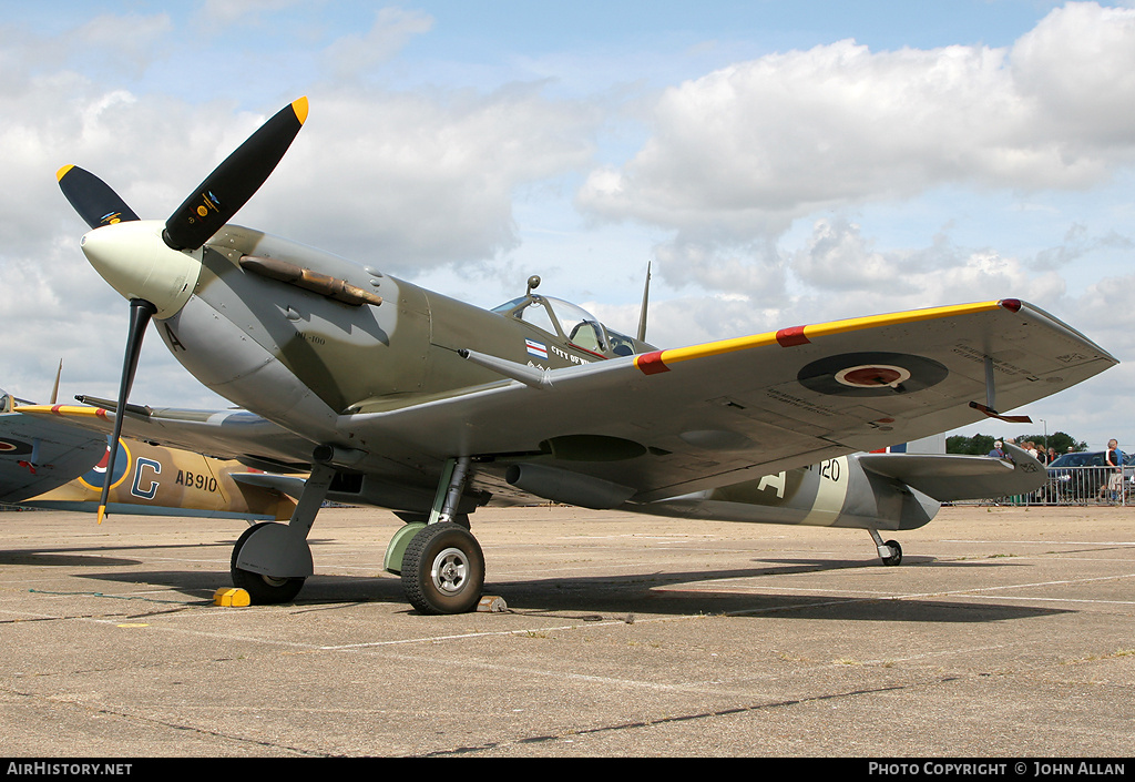 Aircraft Photo of G-LFVB / EP120 | Supermarine 349 Spitfire LF5B | UK - Air Force | AirHistory.net #92555