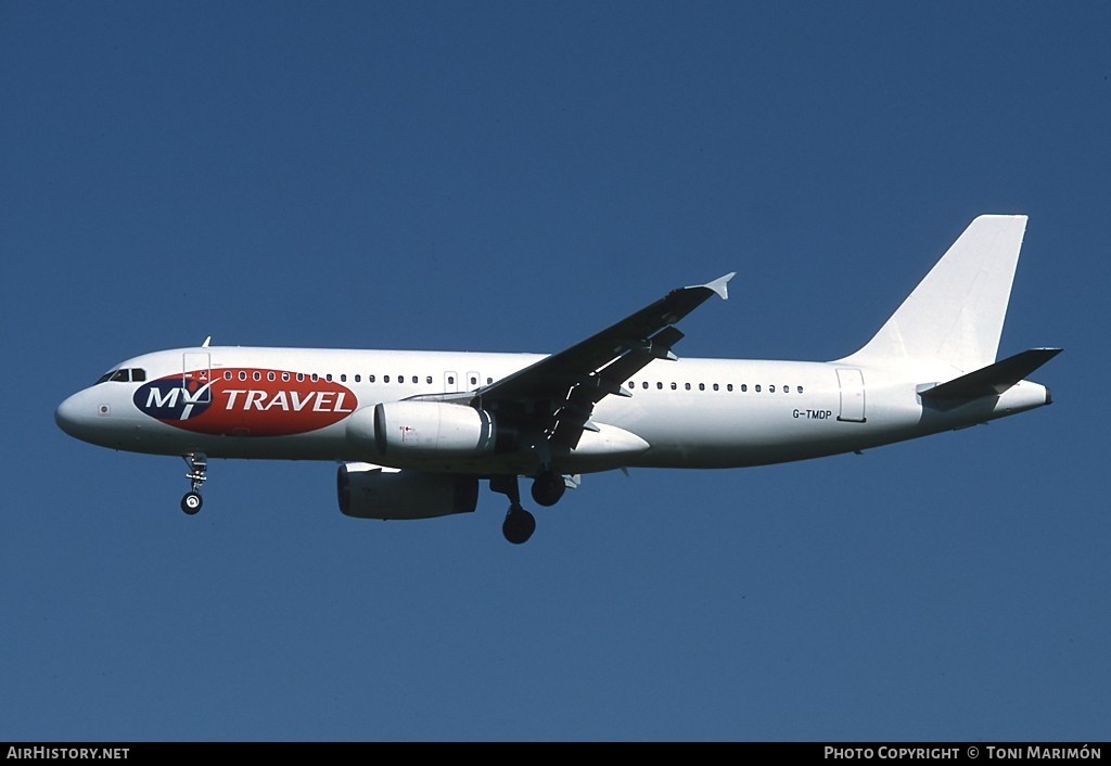 Aircraft Photo of G-TMDP | Airbus A320-231 | MyTravel Airways | AirHistory.net #92574
