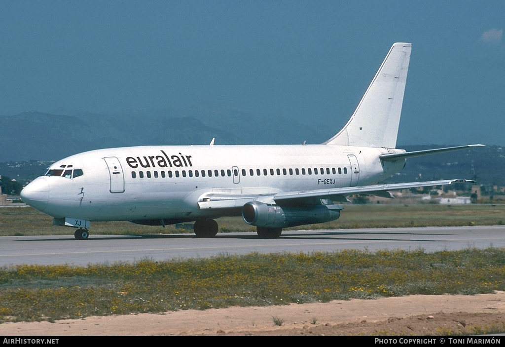 Aircraft Photo of F-GEXJ | Boeing 737-2Q8/Adv | Euralair | AirHistory.net #92578