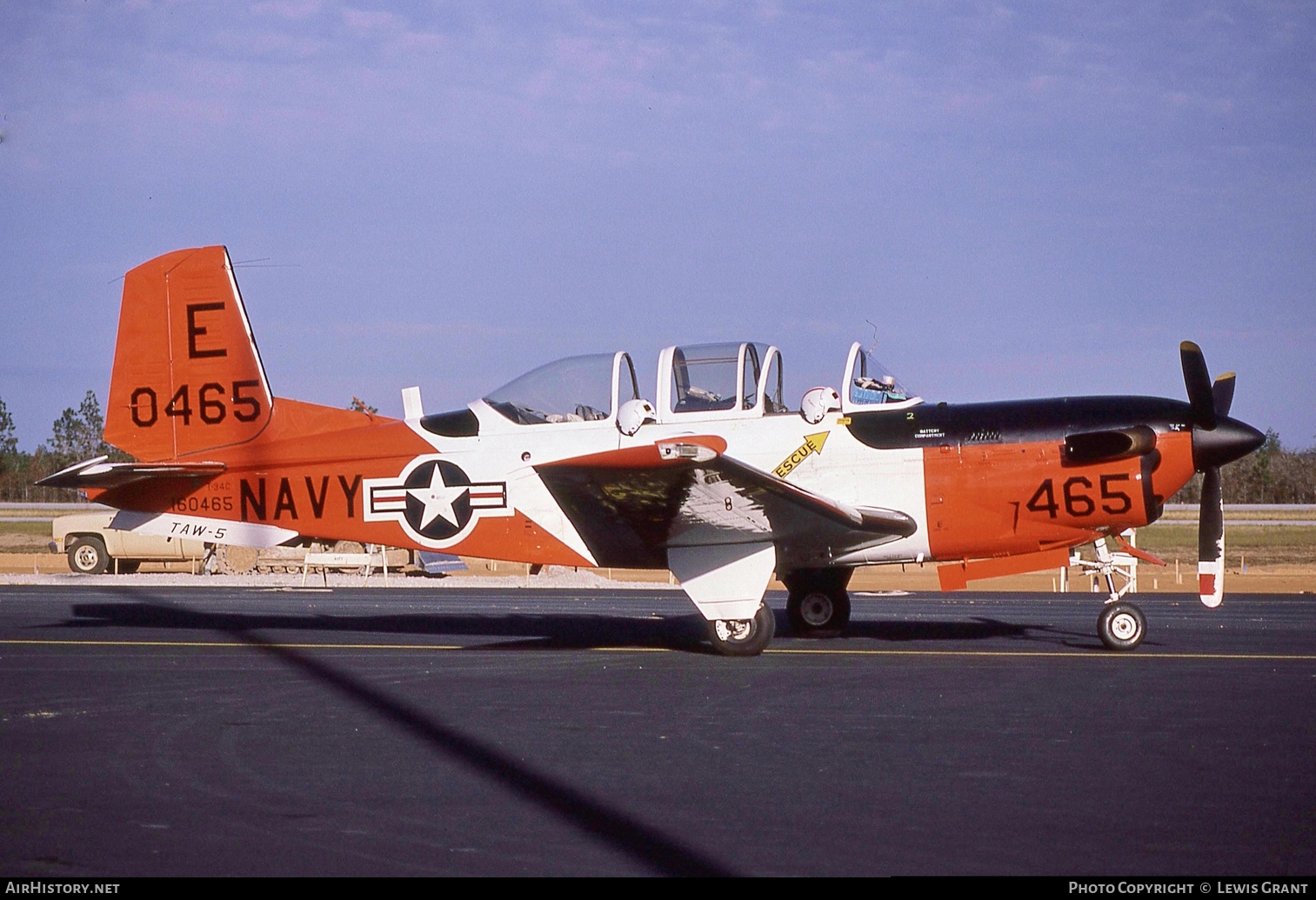 Aircraft Photo of 160465 | Beech T-34C Turbo Mentor (45) | USA - Navy | AirHistory.net #92588