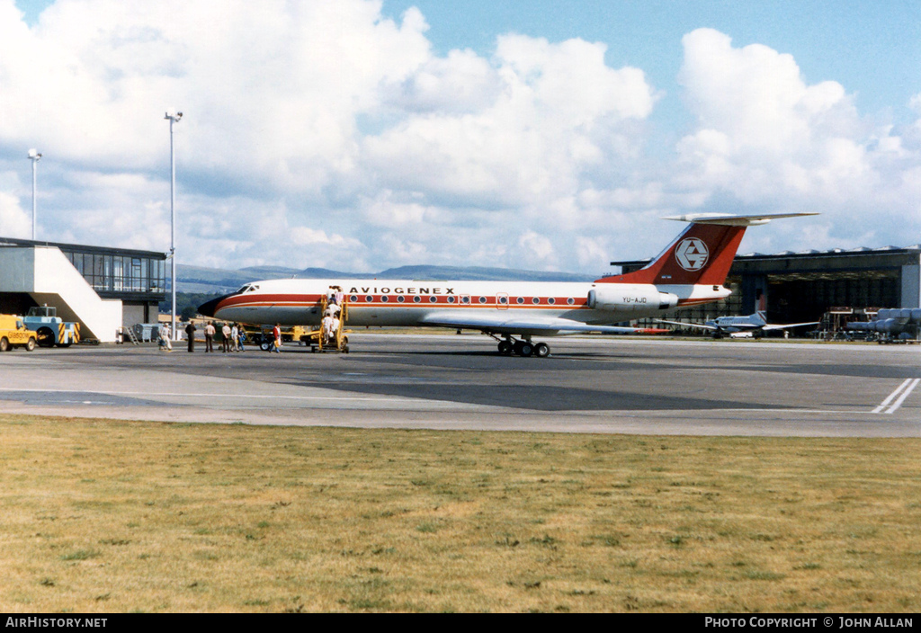 Aircraft Photo of YU-AJD | Tupolev Tu-134A | Aviogenex | AirHistory.net #92589