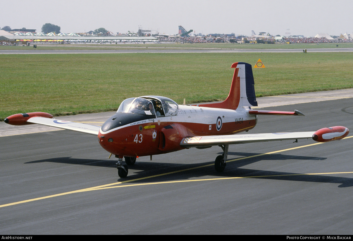 Aircraft Photo of XN494 | Hunting P.84 Jet Provost T3A | UK - Air Force | AirHistory.net #92594