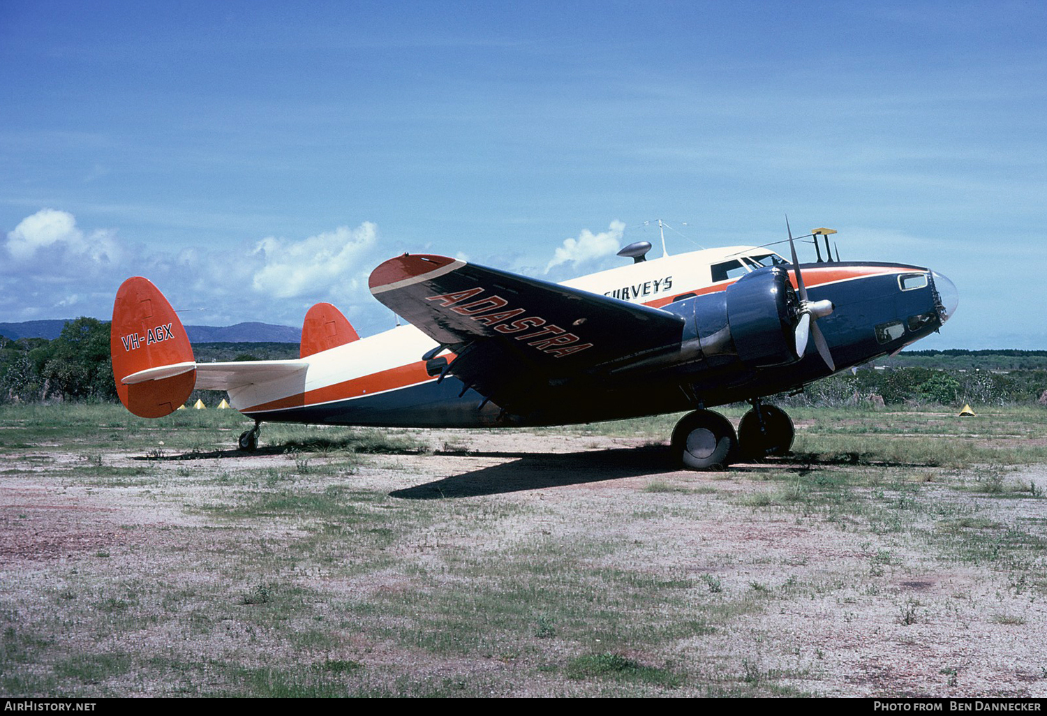 Aircraft Photo of VH-AGX | Lockheed 414 Hudson IIIA | Adastra Aerial Surveys | AirHistory.net #92610