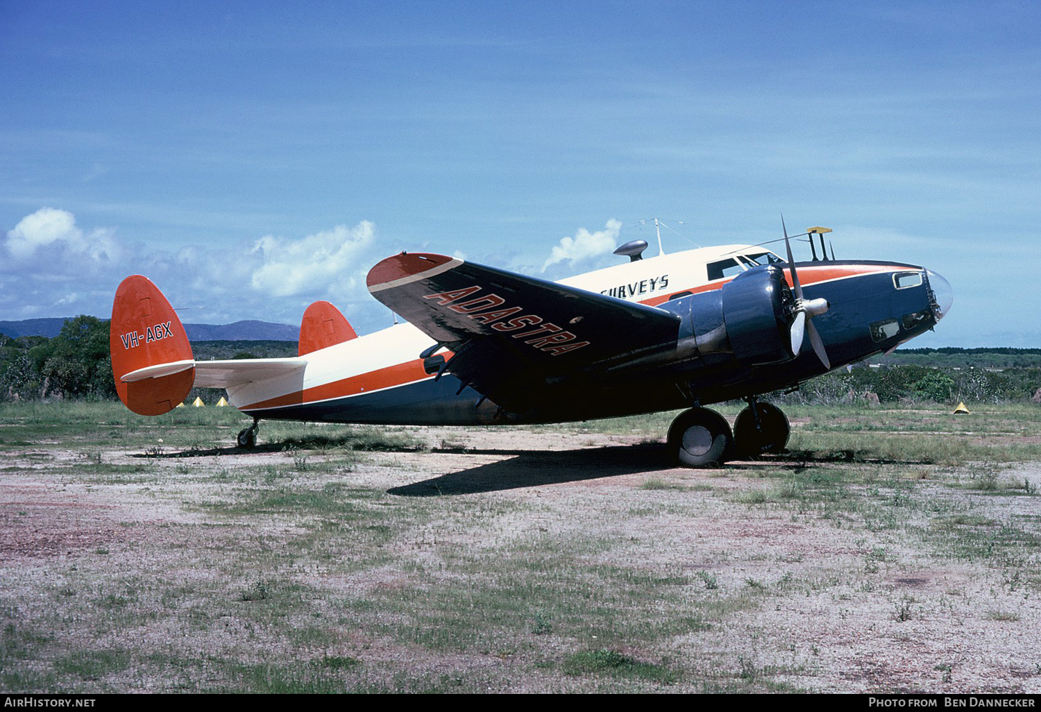 Aircraft Photo of VH-AGX | Lockheed 414 Hudson Mk.IIIA | Adastra Aerial Surveys | AirHistory.net #92610