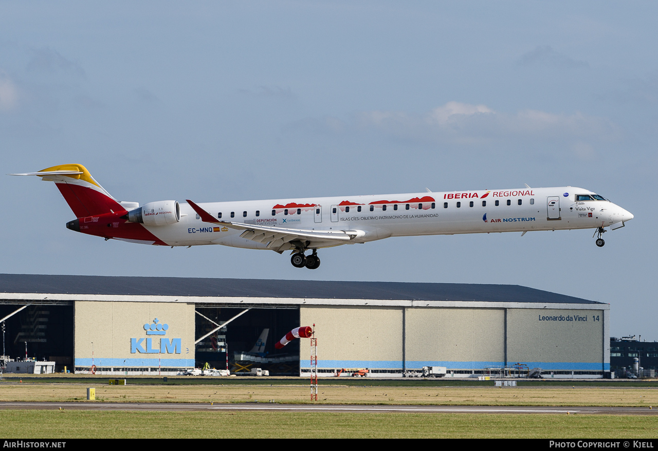 Aircraft Photo of EC-MNQ | Bombardier CRJ-1000EE (CL-600-2E25) | Iberia Regional | AirHistory.net #92617