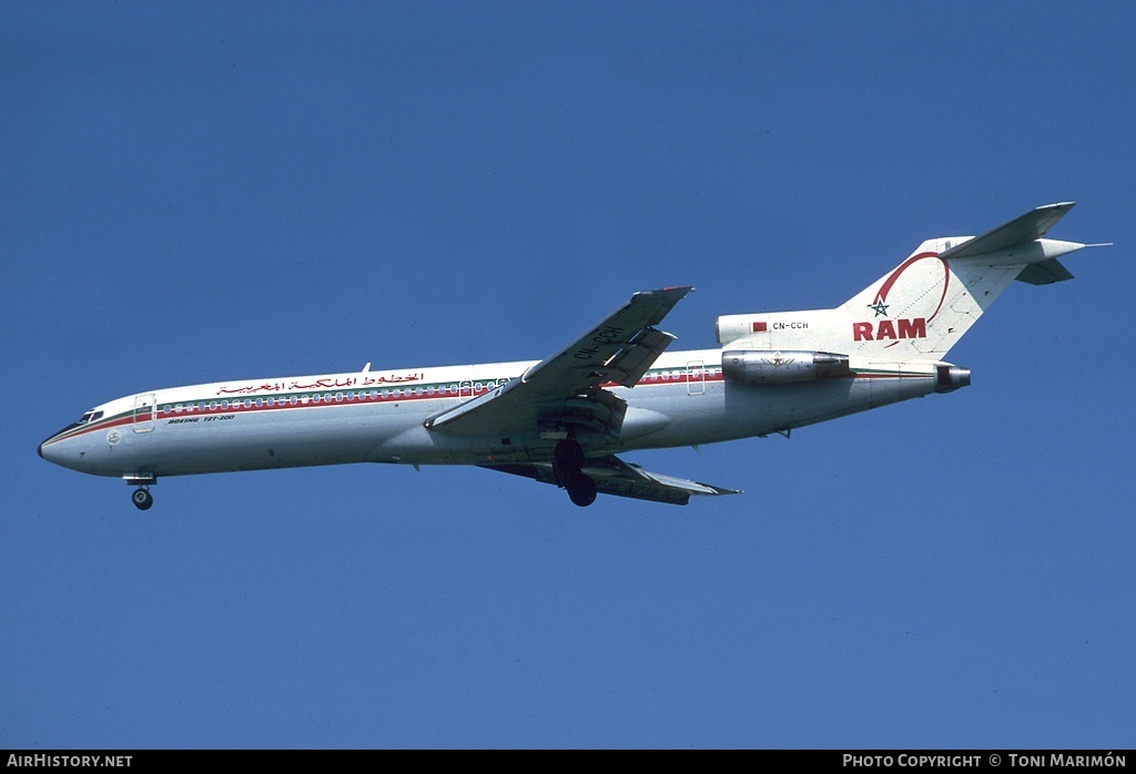 Aircraft Photo of CN-CCH | Boeing 727-2B6/Adv | Royal Air Maroc - RAM | AirHistory.net #92632