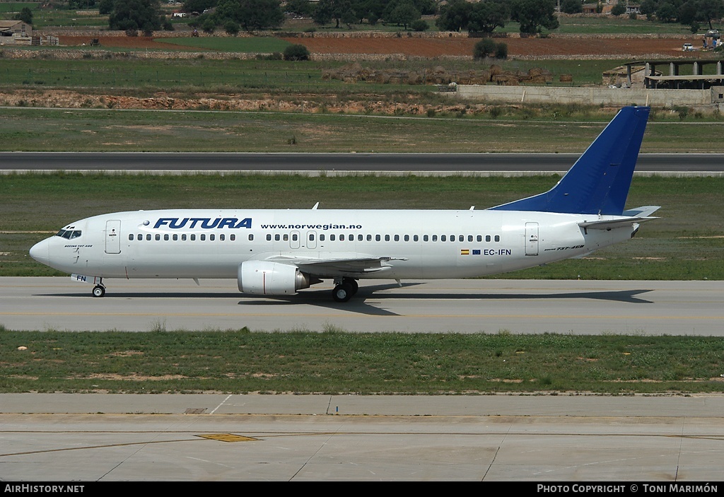 Aircraft Photo of EC-IFN | Boeing 737-46B | Futura International Airways | AirHistory.net #92633