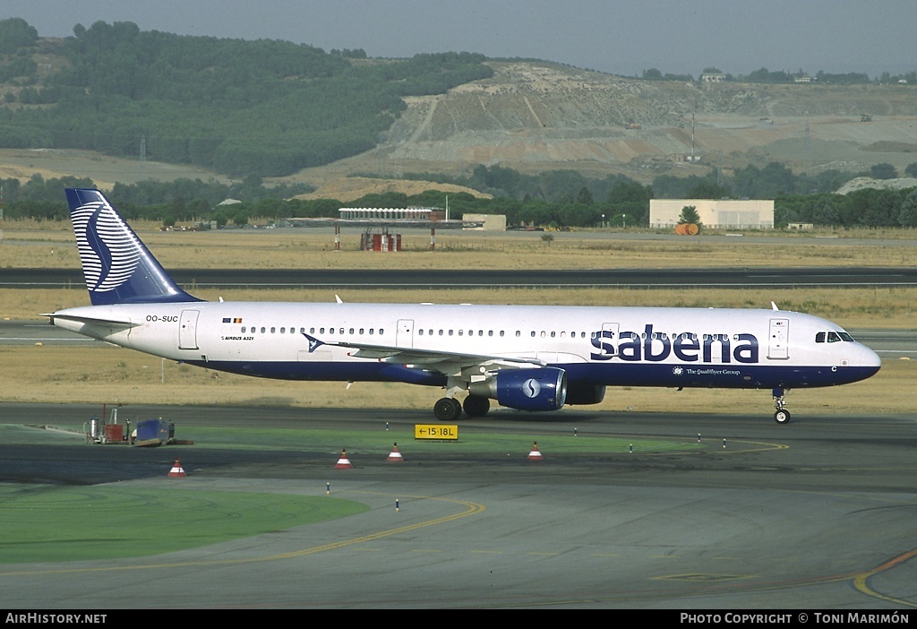Aircraft Photo of OO-SUC | Airbus A321-211 | Sabena | AirHistory.net #92639