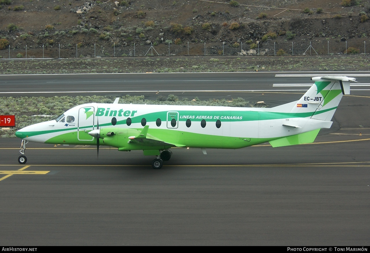 Aircraft Photo of EC-JBT | Raytheon 1900D | Binter Canarias | AirHistory.net #92643