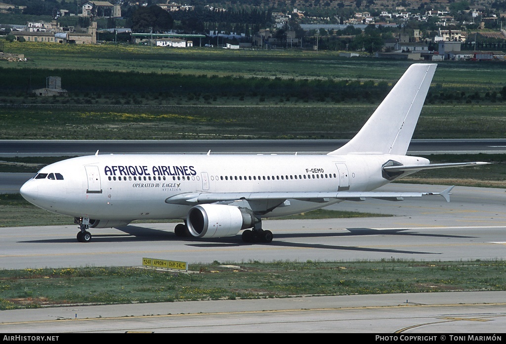 Aircraft Photo of F-GEMO | Airbus A310-304 | Afrique Airlines | AirHistory.net #92648