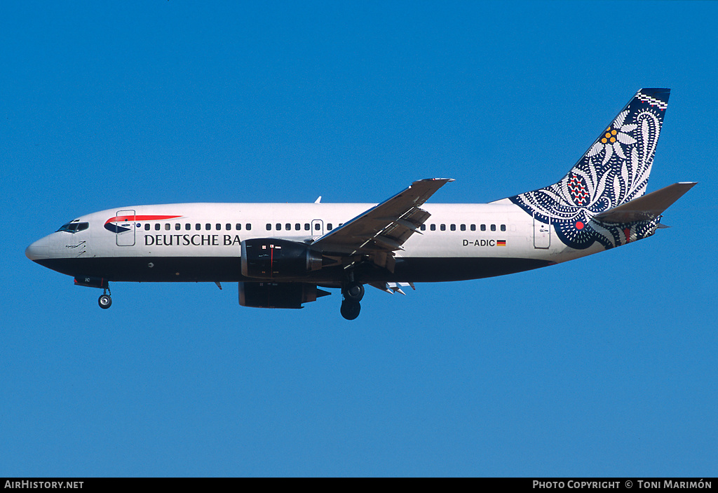 Aircraft Photo of D-ADIC | Boeing 737-36Q | Deutsche BA | AirHistory.net #92667