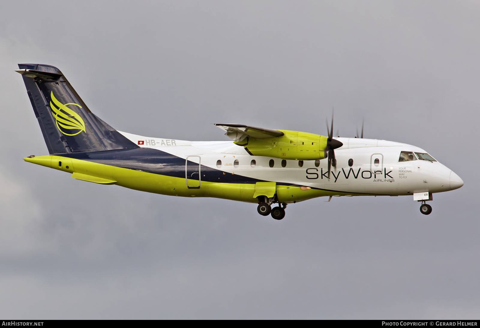 Aircraft Photo of HB-AER | Dornier 328-110 | SkyWork Airlines | AirHistory.net #92674