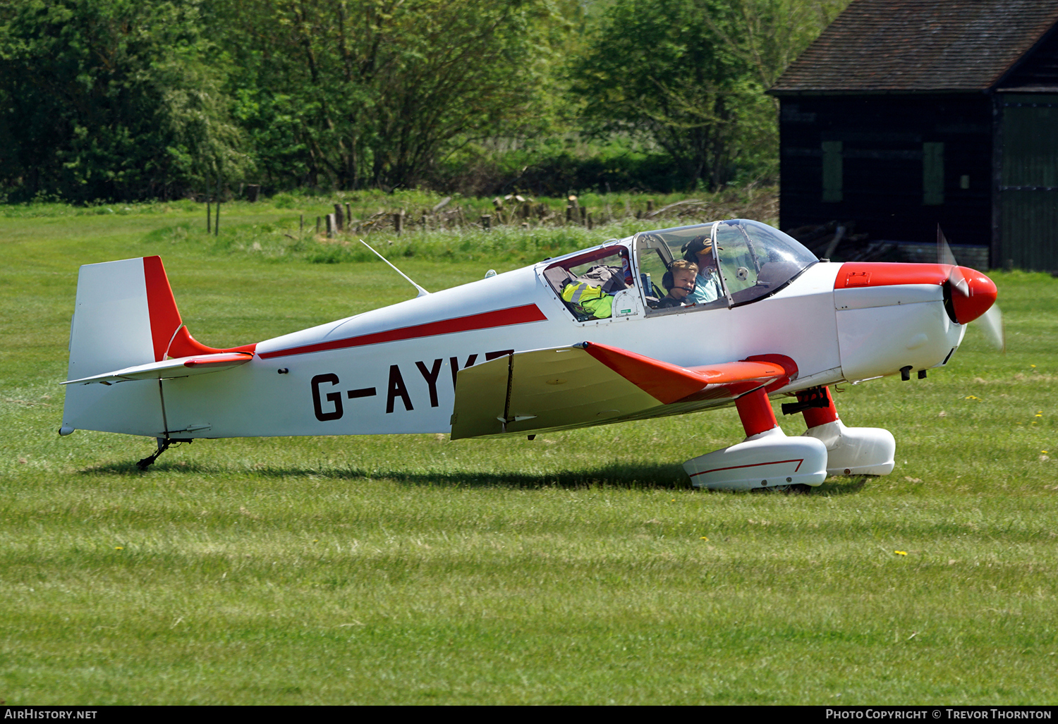Aircraft Photo of G-AYKT | SAN Jodel D-117 | AirHistory.net #92675