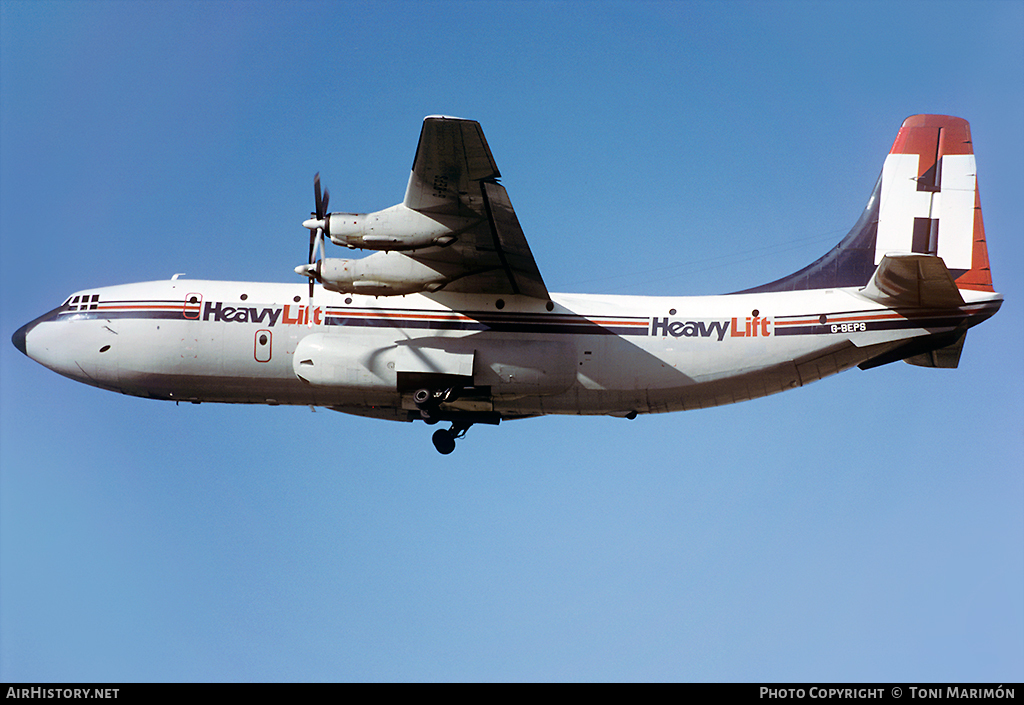 Aircraft Photo of G-BEPS | Short SC.5 Belfast C1 | HeavyLift Cargo Airlines | AirHistory.net #92679