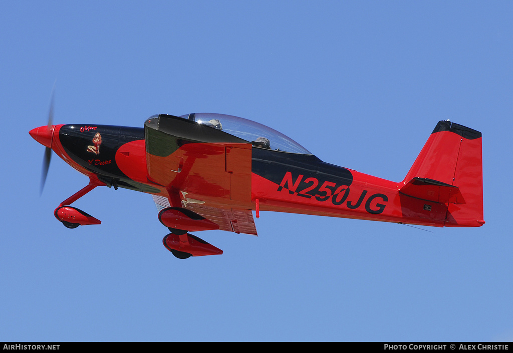 Aircraft Photo of N250JG | Van's RV-8A | AirHistory.net #92681