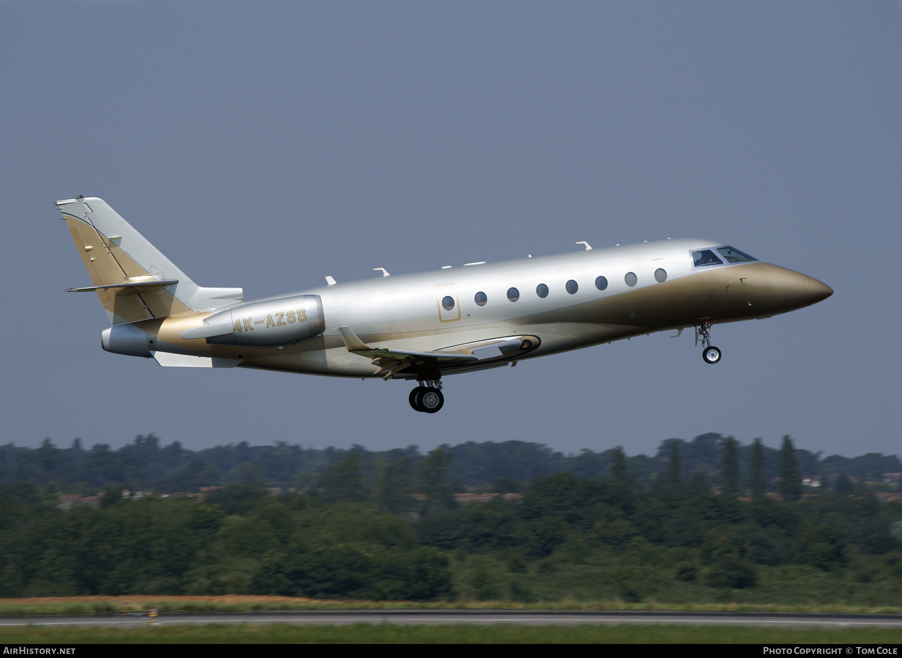 Aircraft Photo of 4K-AZ88 | Israel Aircraft Industries Gulfstream G200 | Silk Way Business Aviation | AirHistory.net #92711