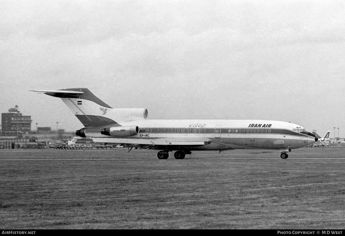 Aircraft Photo of EP-IRC | Boeing 727-86 | Iran Air | AirHistory.net #92727