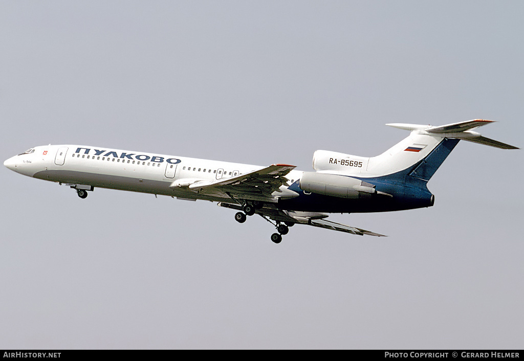 Aircraft Photo of RA-85695 | Tupolev Tu-154M | Pulkovo Airlines | AirHistory.net #92751