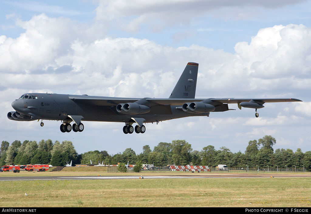 Aircraft Photo of 61-0039 / AF61-039 | Boeing B-52H Stratofortress | USA - Air Force | AirHistory.net #92773