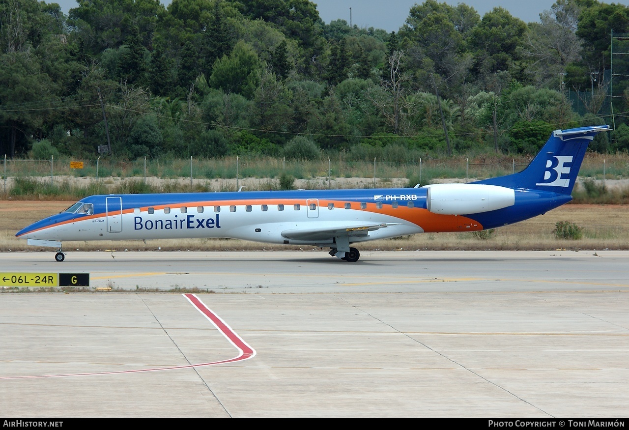 Aircraft Photo of PH-RXB | Embraer ERJ-145MP (EMB-145MP) | BonairExel | AirHistory.net #92777