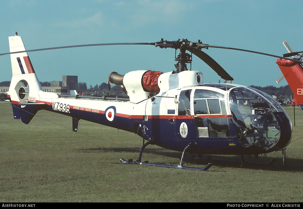 Aircraft Photo of XZ936 | Aerospatiale SA-341D Gazelle HT3 | UK - Air Force | AirHistory.net #92792