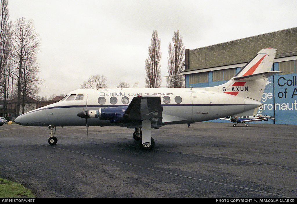 Aircraft Photo of G-AXUM | Handley Page HP-137 Jetstream 31 | Cranfield College of Aeronautics | AirHistory.net #92843