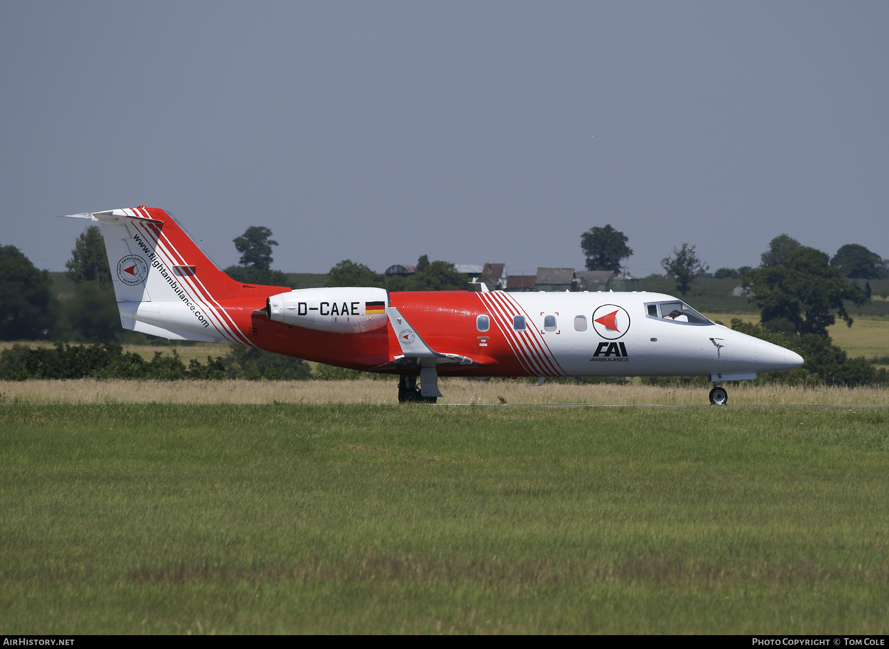 Aircraft Photo of D-CAAE | Gates Learjet 55 | FAI - Flight Ambulance International | AirHistory.net #92845
