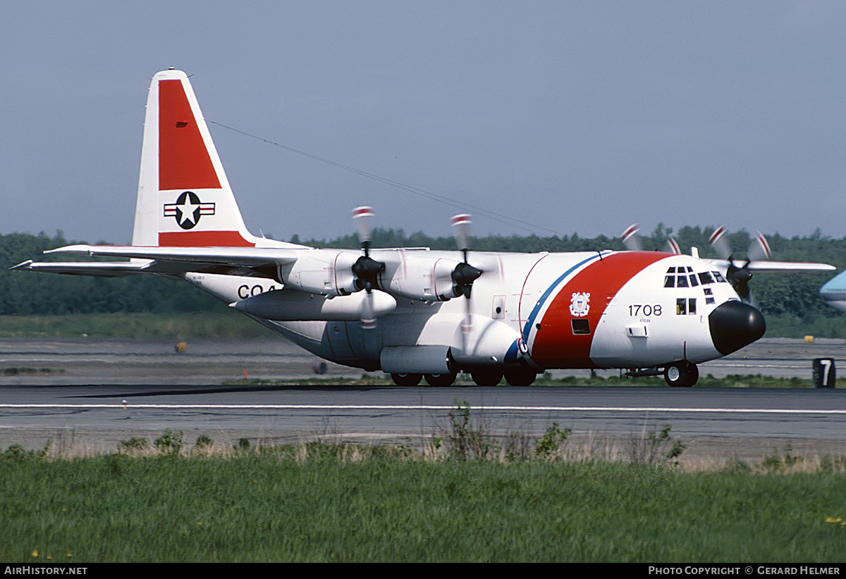 Aircraft Photo of 1708 | Lockheed HC-130H Hercules (L-382) | USA - Coast Guard | AirHistory.net #92852