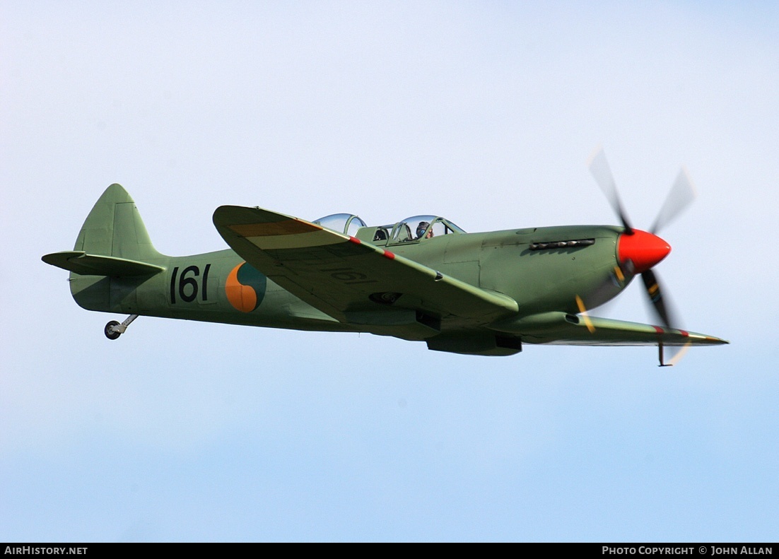Aircraft Photo of G-CCCA / 161 | Supermarine 509 Spitfire T9C | Ireland - Air Force | AirHistory.net #92854