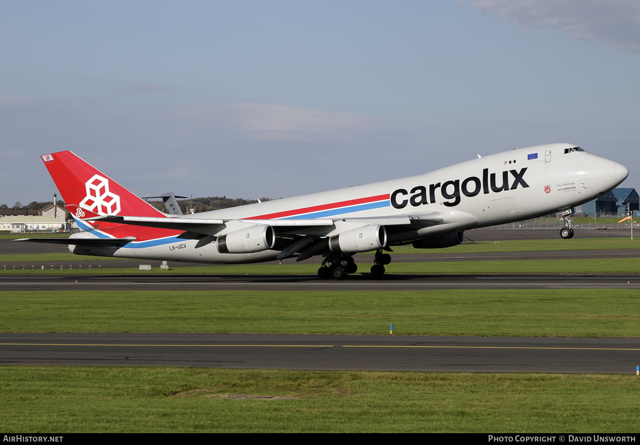 Aircraft Photo of LX-UCV | Boeing 747-4R7F/SCD | Cargolux | AirHistory.net #92858