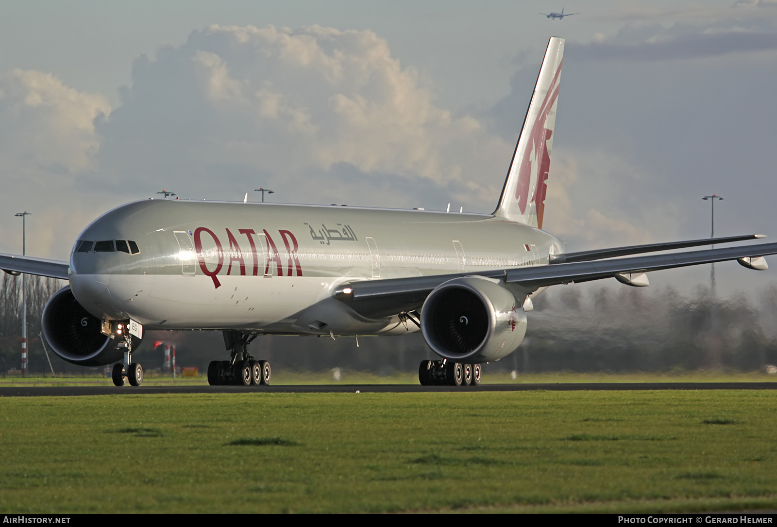 Aircraft Photo of A7-BEG | Boeing 777-3DZ/ER | Qatar Airways | AirHistory.net #92885