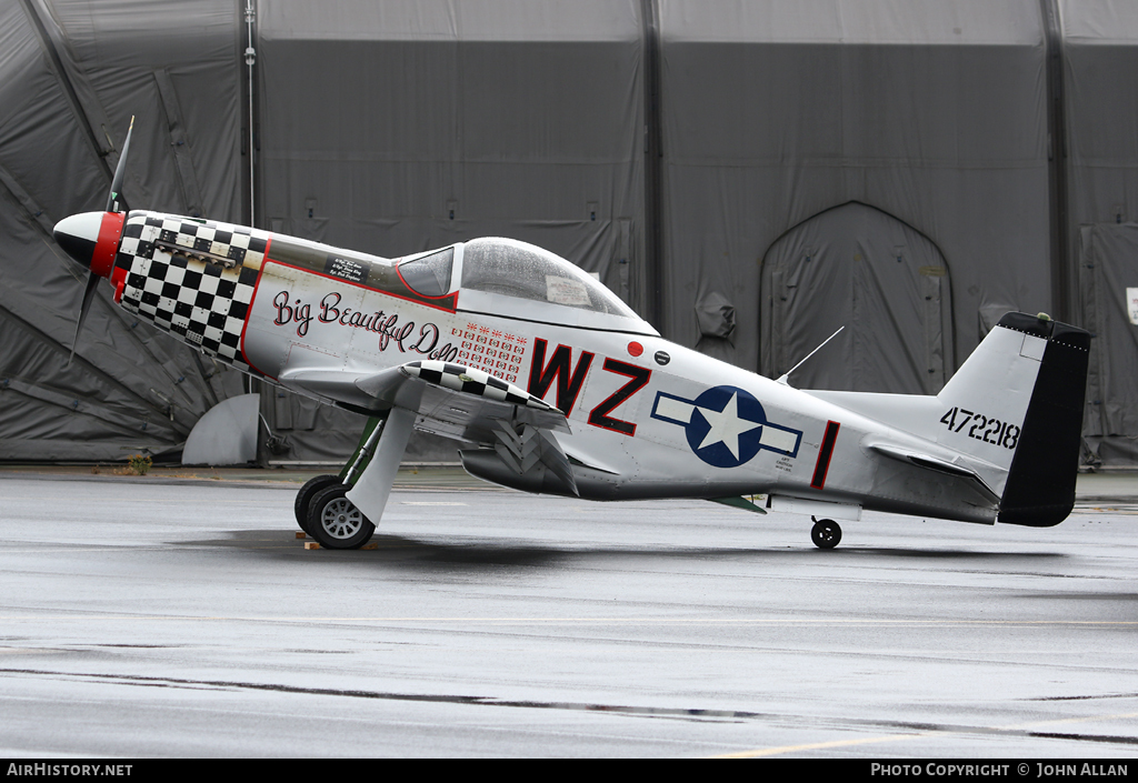 Aircraft Photo of G-MUZY / 472218 | Titan T-51 Mustang | USA - Air Force | AirHistory.net #92931