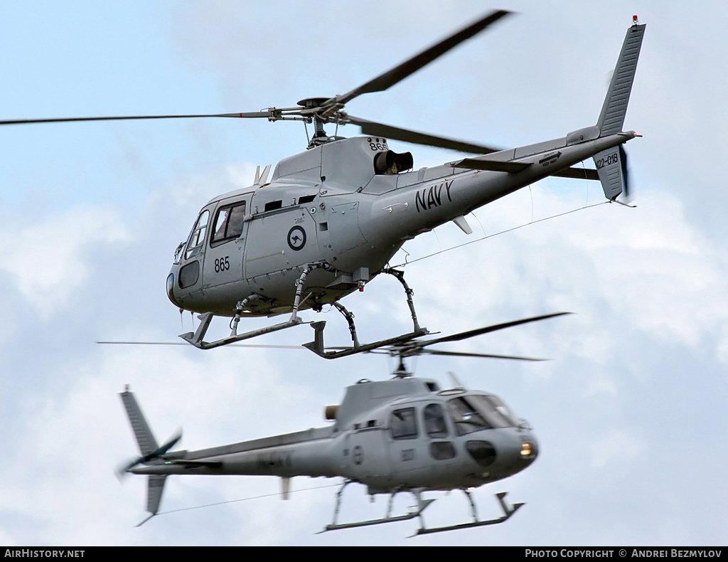 Aircraft Photo of N22-018 | Aerospatiale AS-350B Squirrel | Australia - Navy | AirHistory.net #92938