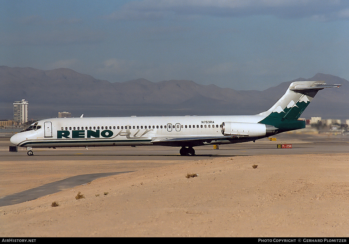 Aircraft Photo of N753RA | McDonnell Douglas MD-87 (DC-9-87) | Reno Air | AirHistory.net