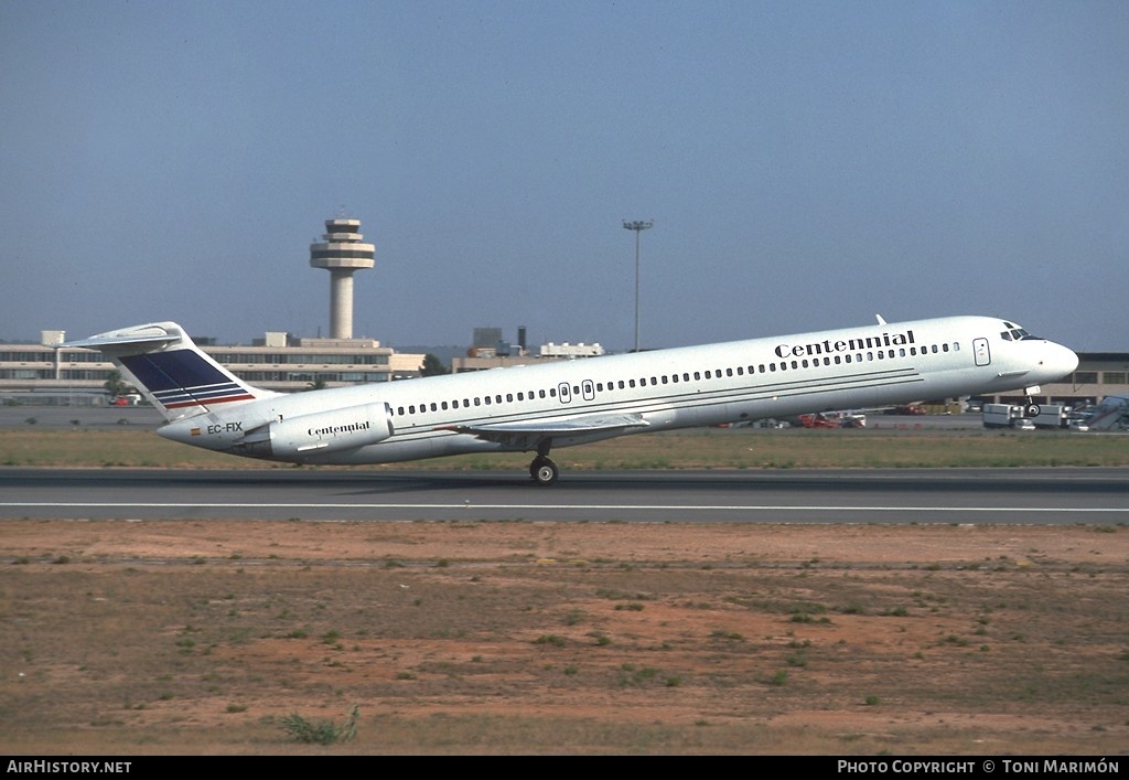 Aircraft Photo of EC-FIX | McDonnell Douglas MD-83 (DC-9-83) | Centennial Airlines | AirHistory.net #92969
