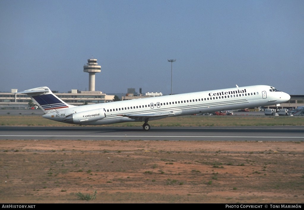 Aircraft Photo of EC-FIX | McDonnell Douglas MD-83 (DC-9-83) | Centennial Airlines | AirHistory.net #92969