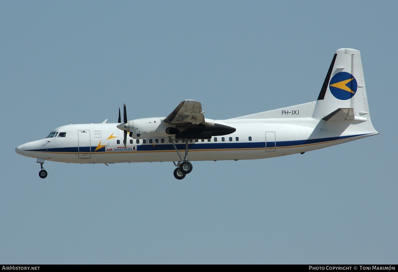 Aircraft Photo of PH-JXJ | Fokker 50 | Air Nostrum | AirHistory.net #92971