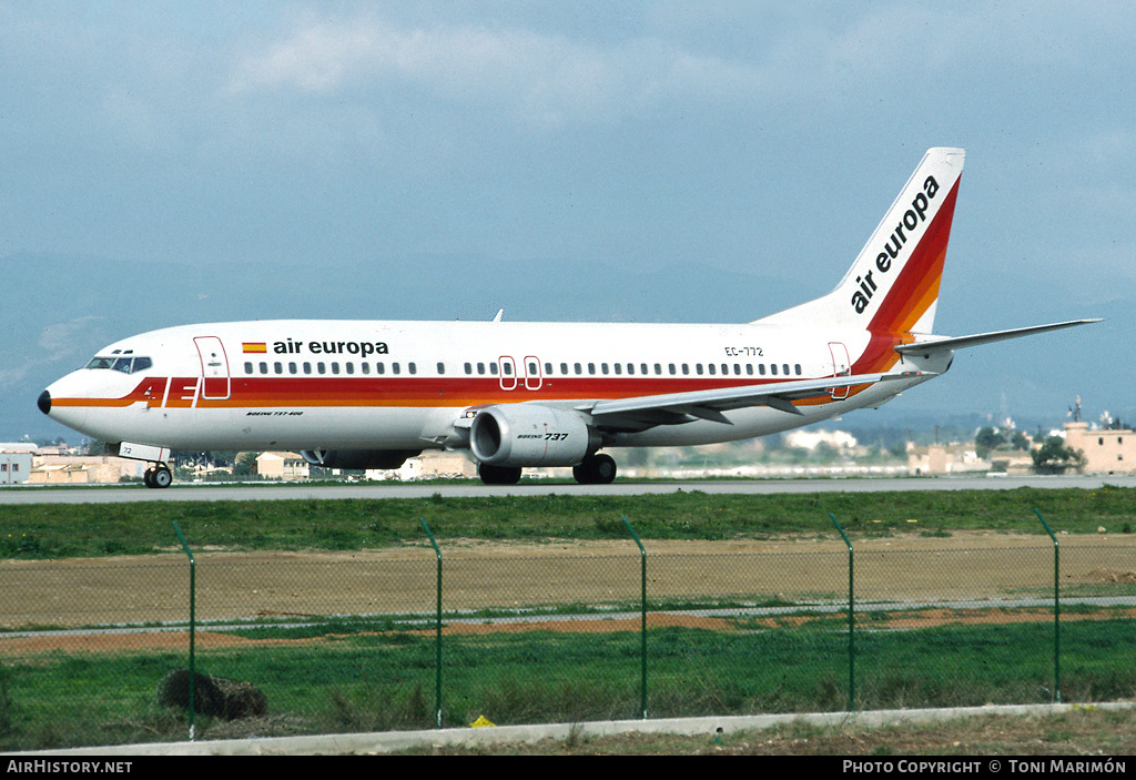 Aircraft Photo of EC-772 | Boeing 737-4Y0 | Air Europa | AirHistory.net #92980