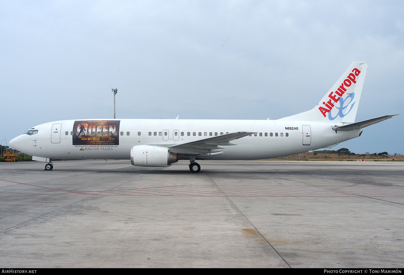 Aircraft Photo of N692HE | Boeing 737-4Y0 | Air Europa | AirHistory.net #92982