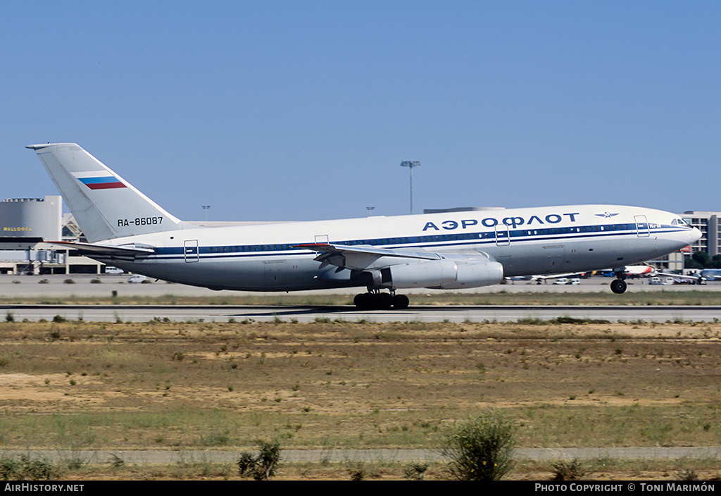 Aircraft Photo of RA-86087 | Ilyushin Il-86 | Aeroflot | AirHistory.net #92994