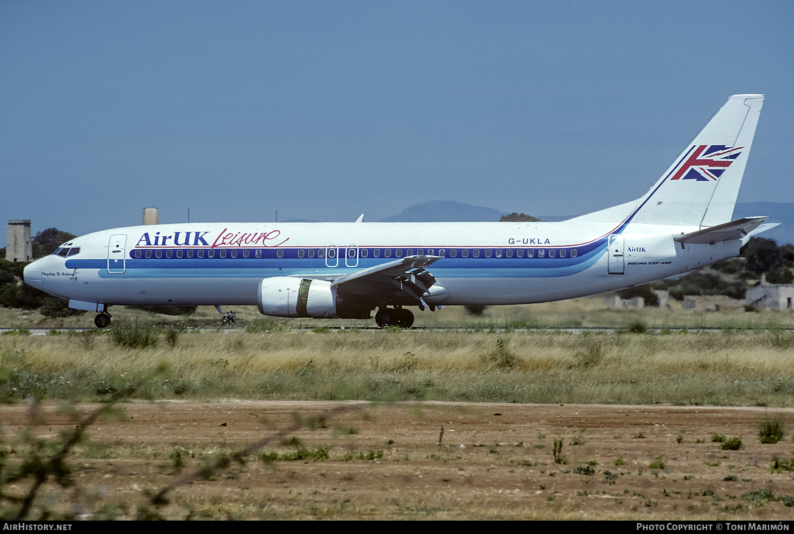 Aircraft Photo of G-UKLA | Boeing 737-4Y0 | Air UK Leisure | AirHistory.net #92995