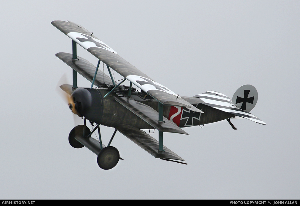 Aircraft Photo of G-CFHY / 556/17 | Fokker Dr.1 (replica) | Germany - Air Force | AirHistory.net #92996